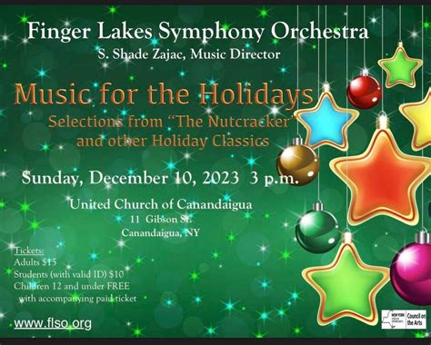 Holiday Concert First United Methodist Church Of Canandaigua