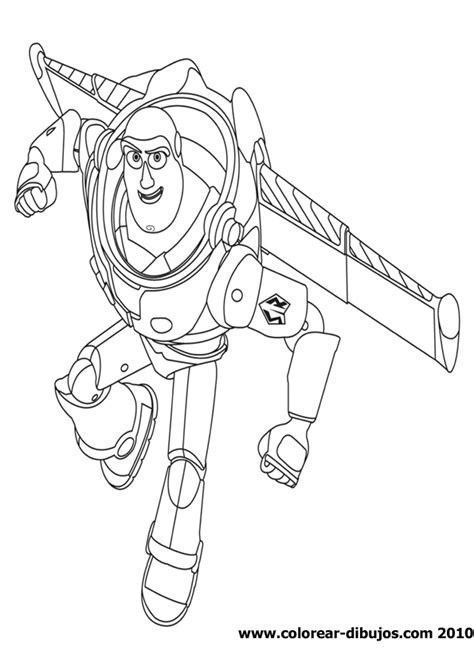 Buzz Lightyear Of Star Command Dibujos Animados Colorear Images