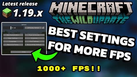 Minecraft Java 119 Best Minecraft Settings For Fps On Low End Pcs