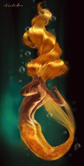 Dorado Mermaid Sirena Flotar Mermaid Art Beautiful Mermaids Mermaid