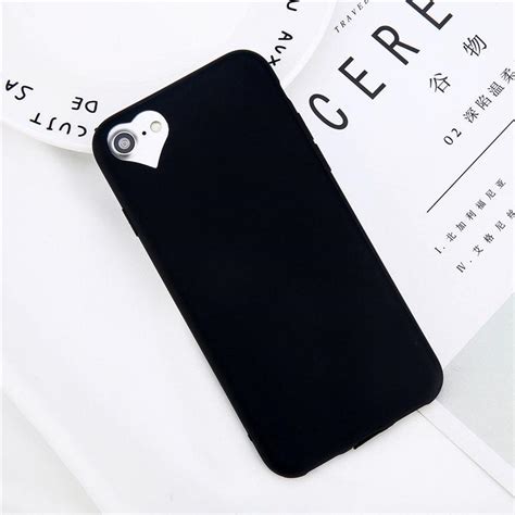 Buy Simple Solid Color Phone Case For Iphone 8 7 6 6s 5 5s Se Plus Cute
