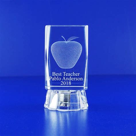Best Teacher Awards Personalized Custom Laser Etched Etsy