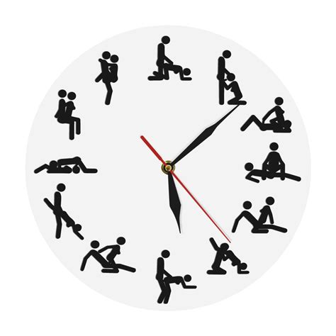 Buy Mood Wall Clock Decorative Clock Sex Position