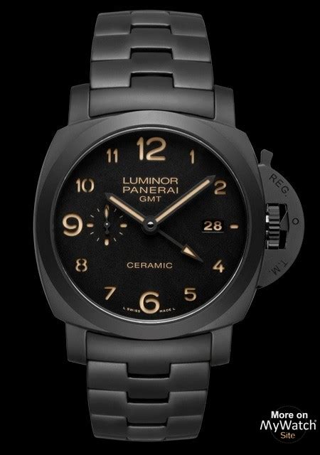 Watch Panerai Tuttonero Luminor 1950 3 Days Gmt Automatic Ceramica