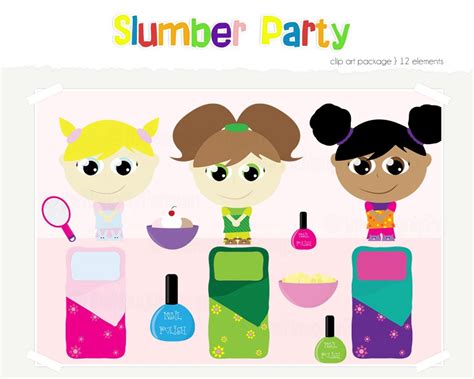 slumber party clipart free clip art library wikiclipart images