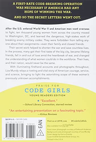 Code Girls The True Story Of The American Women Who Secretly Broke Codes In World War Ii Young