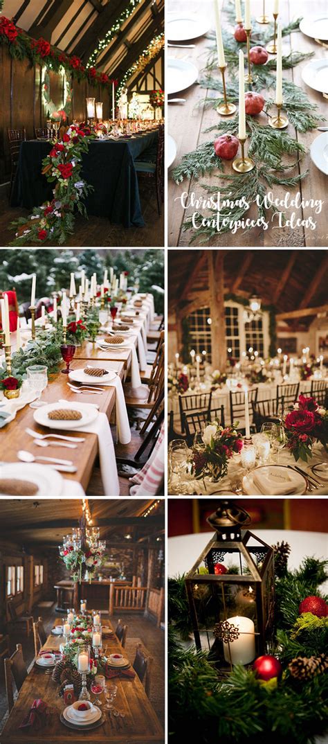 35 Awesome Festive Christmas Theme Winter Wedding Ideas