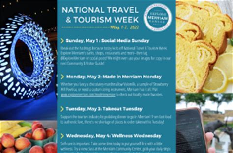 National Tourism Week Merriam Visitors Bureau