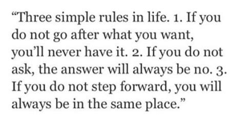 Three Simple Rules In Life Life Motto Simple Rules Answers Word