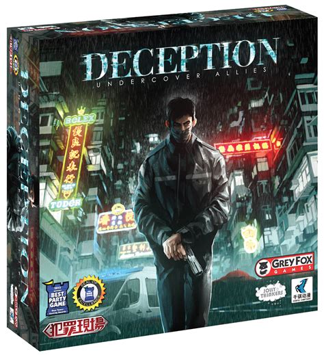 · deception in hong kong is a murder mystery game where one of the players is the murderer. Deception: Murder in Hong Kong - Undercover Allies Expansion
