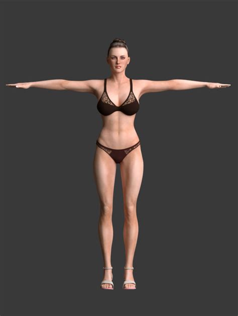 D Model Sexy Girl Rigged Vr Ar Low Poly Cgtrader My Xxx Hot Girl