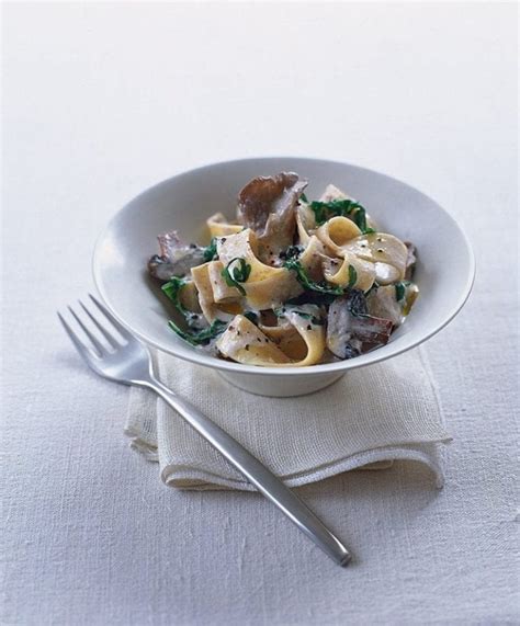 Pasta With Wild Mushroom Sauce Recipe Delicious Magazine