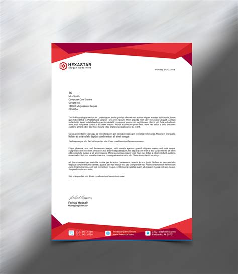 The Benefits Of Using Letterhead Templates In 2023 Free Sample