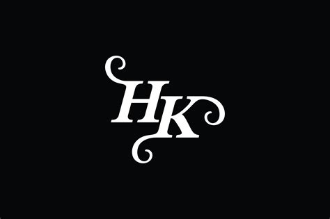 Monogram Hk Logo V2 Illustration Par Greenlines Studios · Creative Fabrica