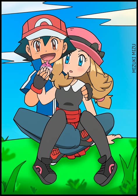 Ash Y Serena Amourshipping Satosere By Amarant1 On Deviantart