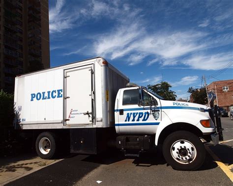 P043s Nypd Police Truck Parkchester Bronx New York City A Photo On