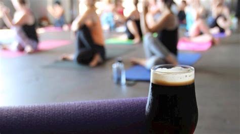 Yoga And Beer Breweries With Yoga Classes Drink Galleries Paste