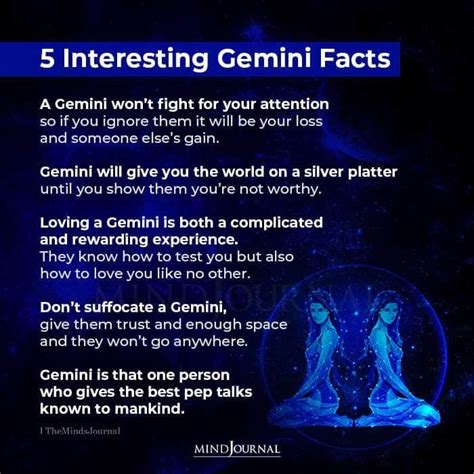 5 Interesting Gemini Facts Gemini Facts Gemini Gemini Traits