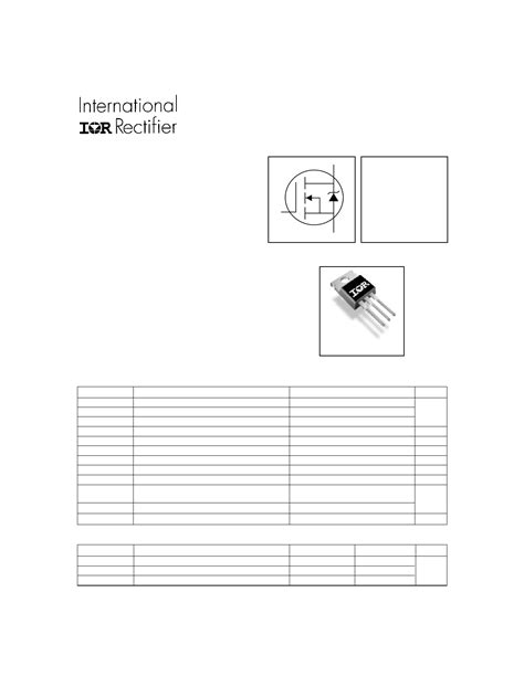 Irf540n Datasheet Pdf Pinout Hexfet Power Mosfetvdss100v Id33a