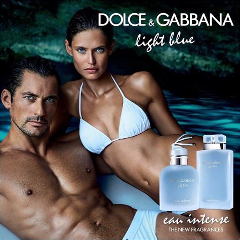 David Gandy And Bianca Balti Star In Dolce And Gabbana Light Blue Eau Intense Fragrance Campaign