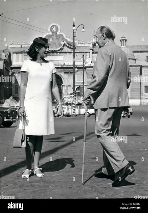 Jan 01 1965 Rome Famous Actress Paulette Goddard And Her Husband