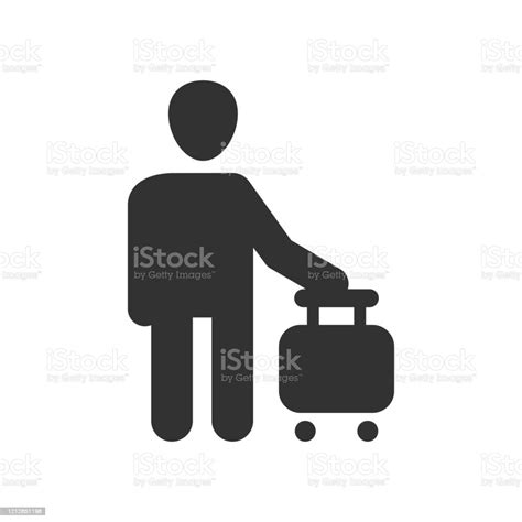 Passenger Icon Stock Illustration Download Image Now Adult Bag