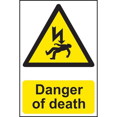 Danger Of Death Rpvc 200 X 300 First Safety