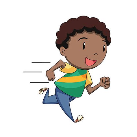 African Kid Running Illustrations Royalty Free Vector Graphics And Clip