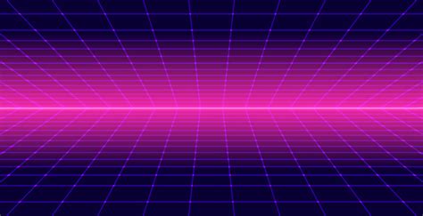 Background Landscape Grid 80s Style Synthwave Retrowave Wallpaper