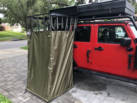 Diy Solar Shower Overland Roadshower Roof Rack Mounted Solar Shower