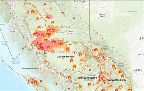 Bc is an arbitrary precision numeric processing language. This interactive map shows the risk of wildfires across British Columbia