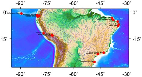 Latin America Climate Map Lima Peru • Mappery