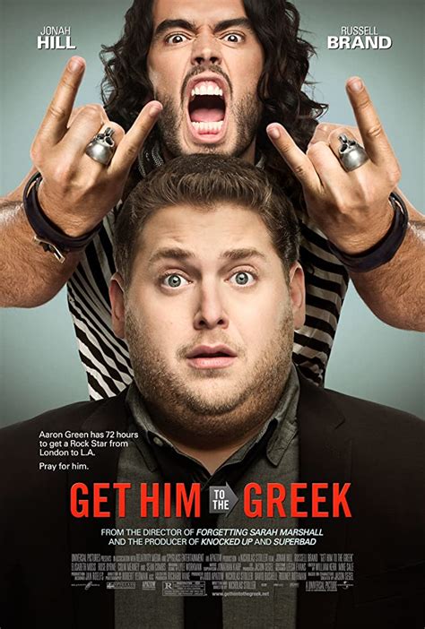 Get him to the greek follows a record company executive who has to get rocker star aldus snow to the greek theatre in l.a. Get Him To The Greek 2010 English watch Online & Download ...