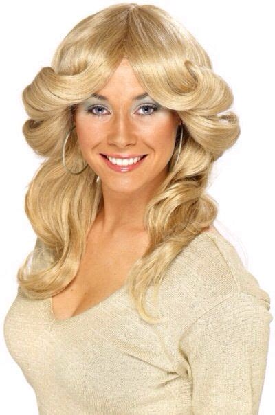 Wings Hairstyle 70 S 80 S Fancy Dress Wigs 1970s Hairstyles Disco Fancy Dress