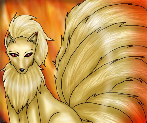 ninetails by ladynoise on deviantart