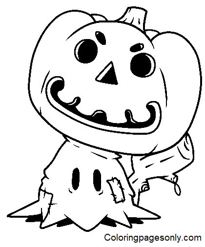 Mimikyu Pokemon Coloring Page Coloring Pages