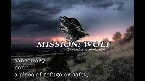 Sanctuary And Mission Wolf Youtube