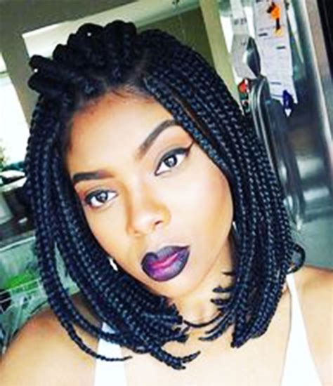 Box braids from naturalista and instagrammer @taysadoll. 14 Dashing Box Braids Bob Hairstyles for Women | New ...