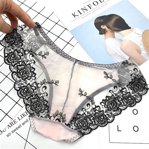 Rose Lace Women Panties Seamless Print Underwear Sexy Briefs Women