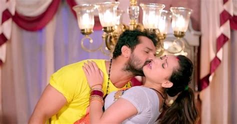 Bhojpuri Sexy Video Sapna Chauhan Khesari Lal Yadavs Bold Romantic Song ‘tamatar Gaal Goes