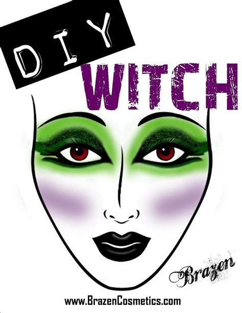Diy Witches Makeup Maybe This Will Come In Handy Someday Halloween