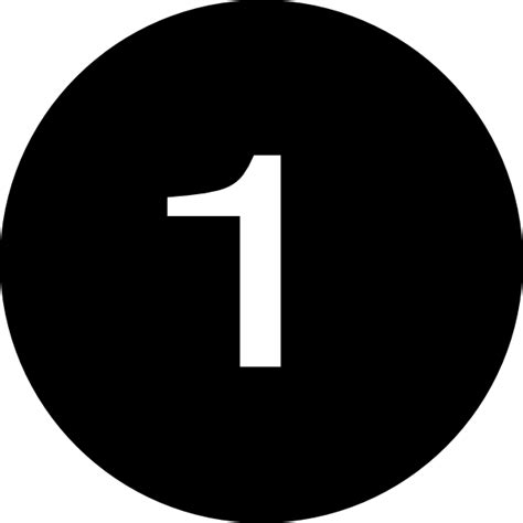 Number 1 Black And White Png Image Purepng Free Transparent Cc0 Png