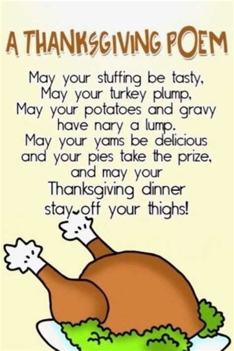 Funny Thanksgiving Poems For Adults