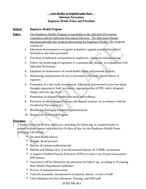 Retail Store Policies And Procedures Template