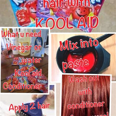 Thoroughly dissolve 1 pack of color run remover in the water. 35 best images about DIY- KoolAid Hair Dye on Pinterest