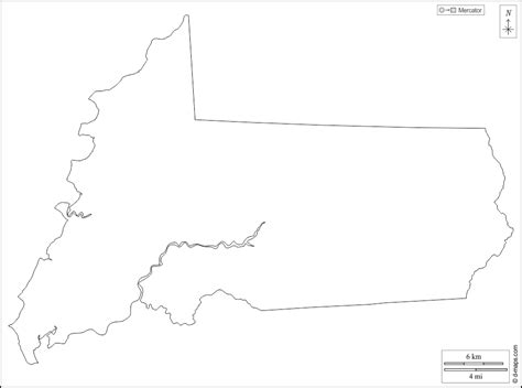 Condado De Wicomico Mapa Livre Mapa Em Branco Livre Mapa Livre Do