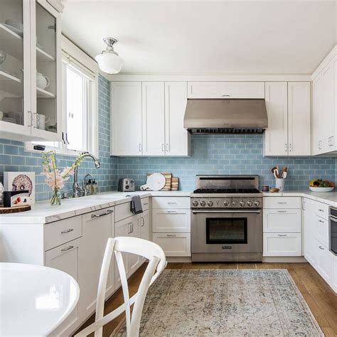 Beach themed coastal kitchen backsplash ideas. 75+ Blue Backsplash Ideas ( Navy, Aqua, Royal or Coastal ...