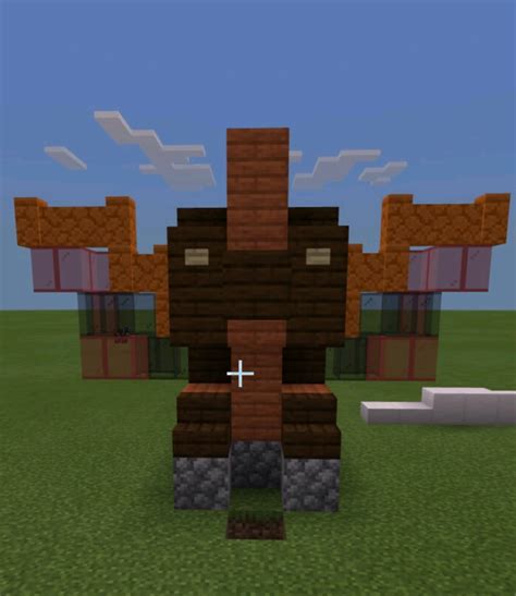 Big thank you to the. Small dragon statue I made : Minecraft