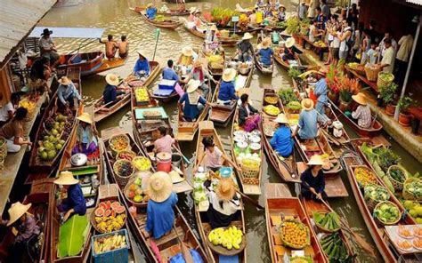 Floating Markets Thailand Travel Guide Attractions Things To Do Photos