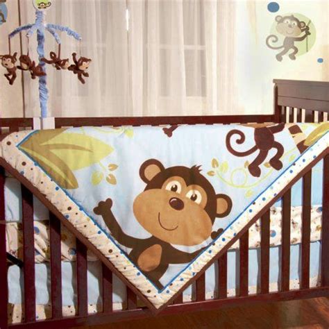 Don't settle for the boring crib bedding you find at your average store. Fun and Colorful Boys Monkey Crib Bedding & Decor | Crib ...